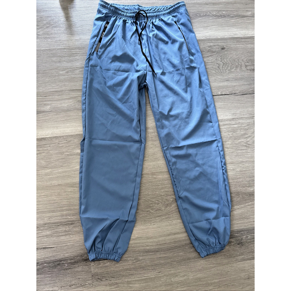 4 for $20 Lightweight Joggers Lounge Pants, Blue, Large